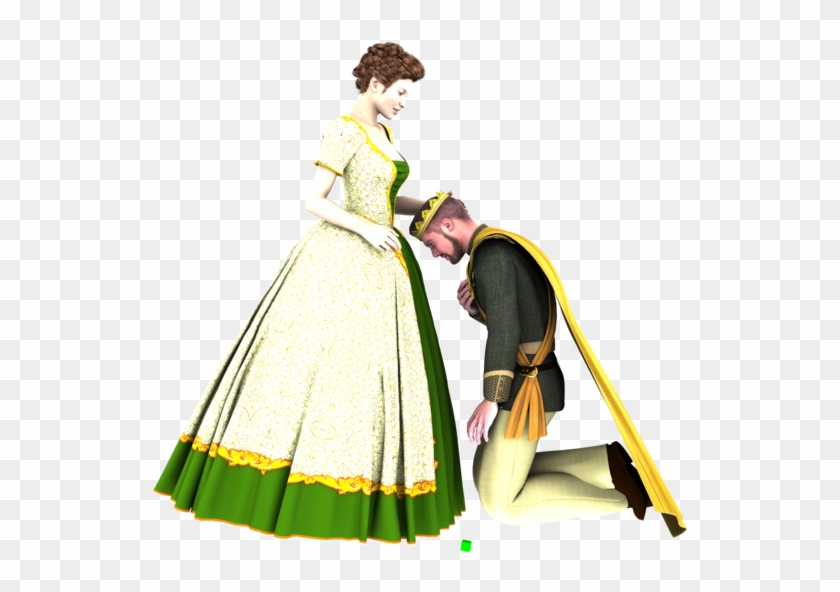 Слуга принцессы. Слуга принца. Одежда принца и принцессы. С принцем в желтом платье.