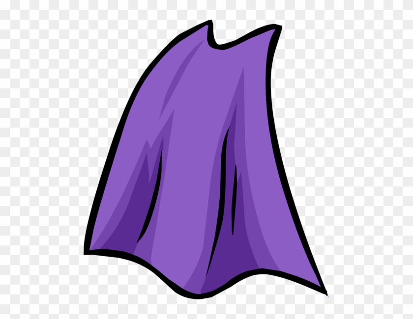 Club Penguin Superman Cape Cloak Clip Art - Capa Violeta #1019025