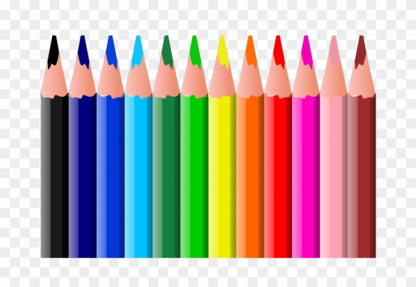 Free Art Supplies Clipart - Clip Art Colored Pencils #1019068