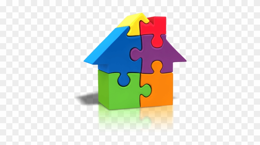 House Made Of Puzzle Pieces Png - Puzzle Pieces Clip Art #1019094