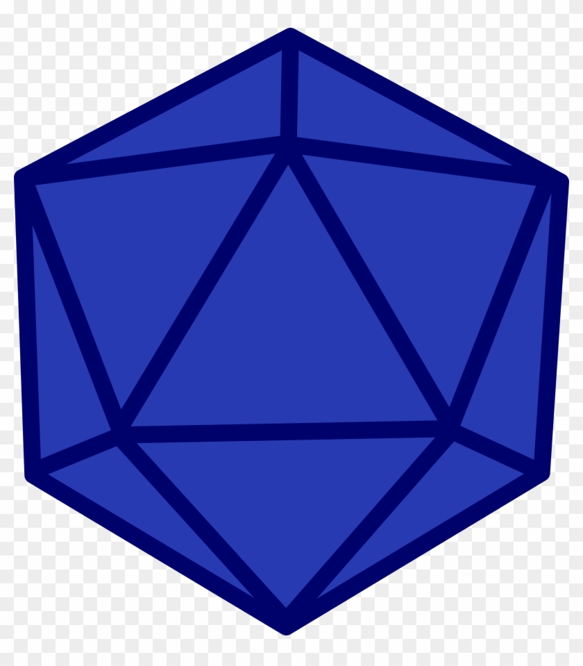D20 Blank - Icosahedron Png #1019112