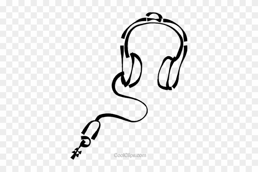Headphones Royalty Free Vector Clip Art Illustration - Headphones Royalty Free Vector Clip Art Illustration #1019173