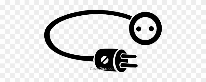 Electric Plug Royalty Free Vector Clip Art Illustration - Electric Plug Royalty Free Vector Clip Art Illustration #1019183