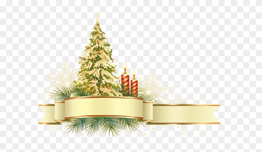 Christmas Tree Clipart Transparent - Christmas Tree Frame Png #1019481
