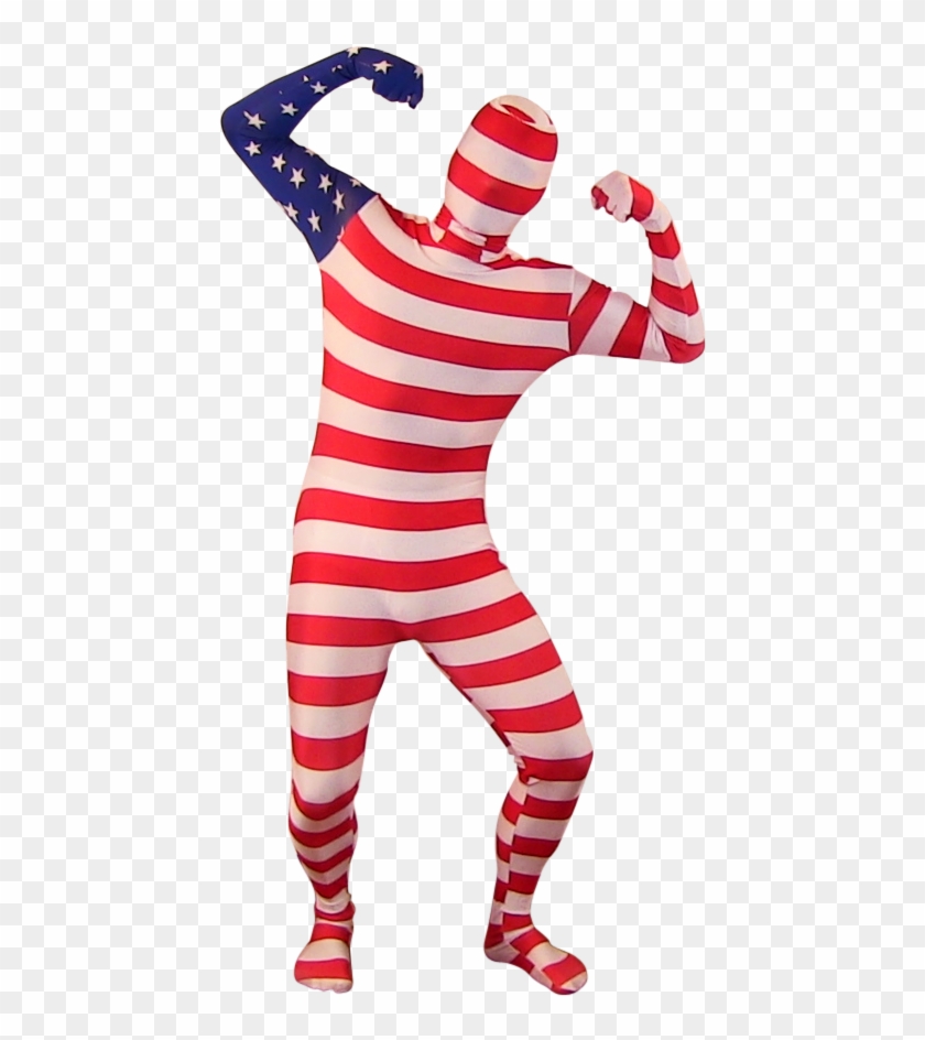Usa Flag Full Body Suit - American Full Body Suit #1019491