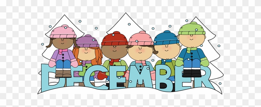 Snow Clipart December - December Kids Clipart #1019508