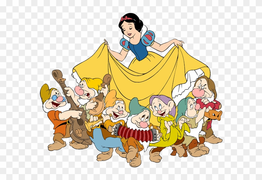 Snow Clip Art - Snow White And The Seven Dwarfs Clipart #1019519