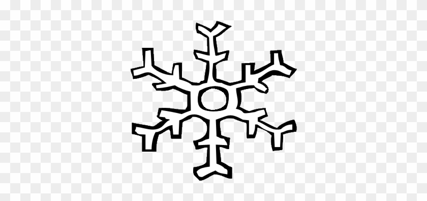 Black And White Snowflake Clipart Images Christ Based - Snowflake Clipart Free #1019531