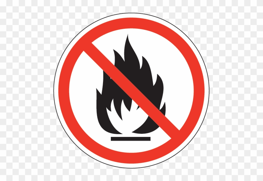Flameretardants - No Open Flames Symbol #1019617