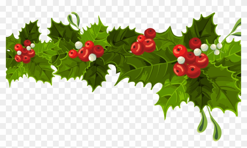 Pictures Of Christmas Decorations Clipart - Mistletoe Christmas Decoration #1019624