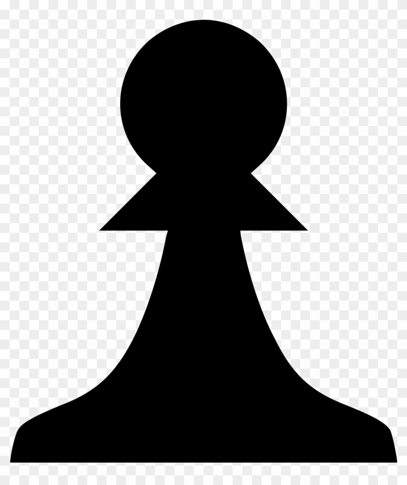 Chess Piece Silhouette - Male Icon #1019664