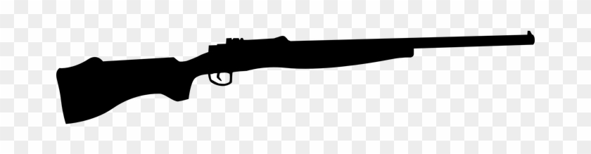 Firearm Gun Rifle Black Violence Weapon Ri - Rifle Png Black #1019698