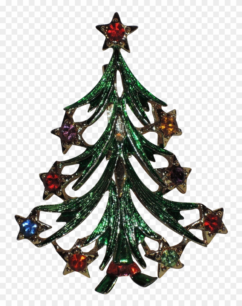 Rare Beatrix Star Spangled Christmas Tree Pin ~ Book - Christmas Ornament #1019704