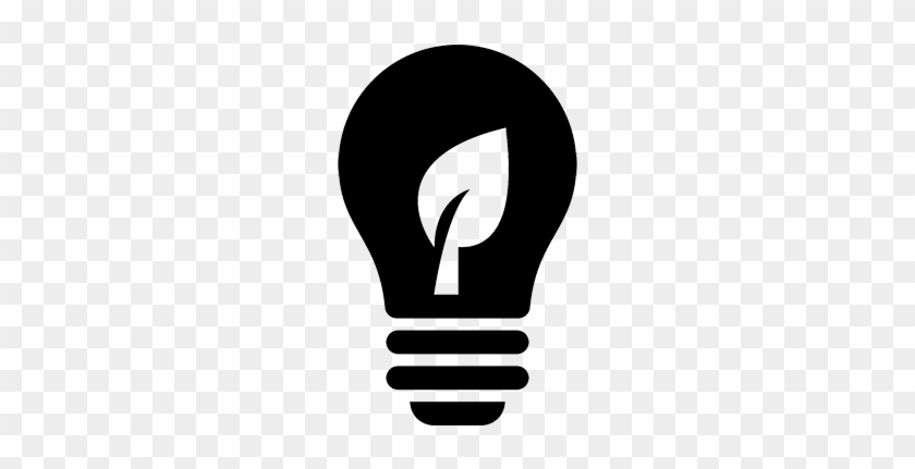 To Kick Things Off, Here Are Some Campus Resources - Light Bulb With Leaf #1019779