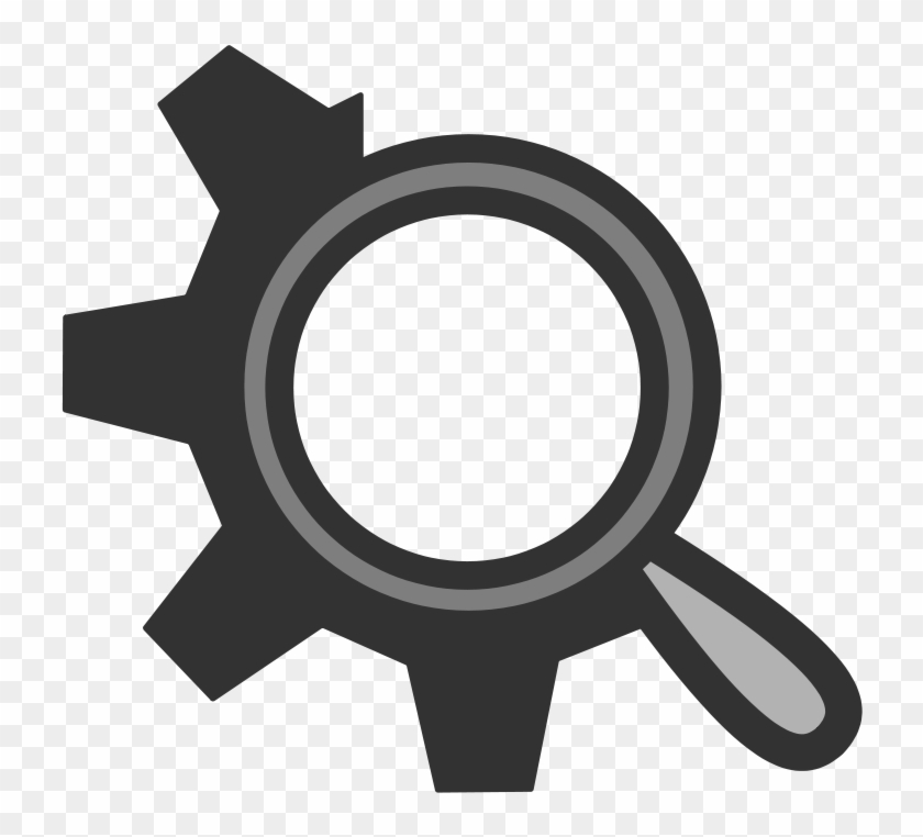 Free Ftkcachegrind - Gear Magnifying Glass Icon #1019807