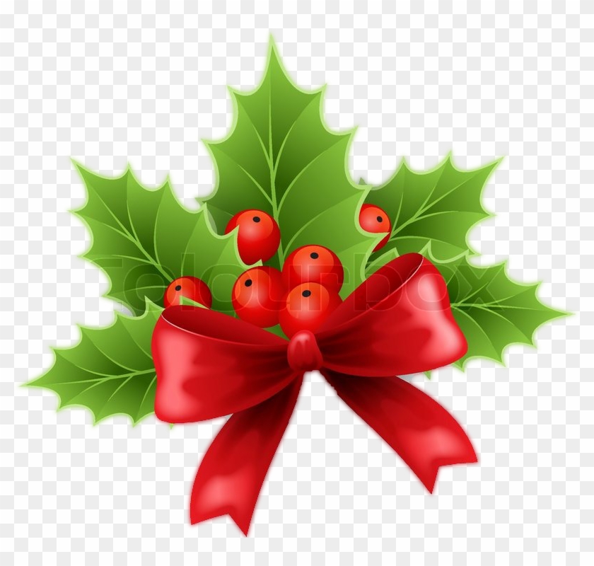 Christmas Holly Berries - Clip Art #1019813