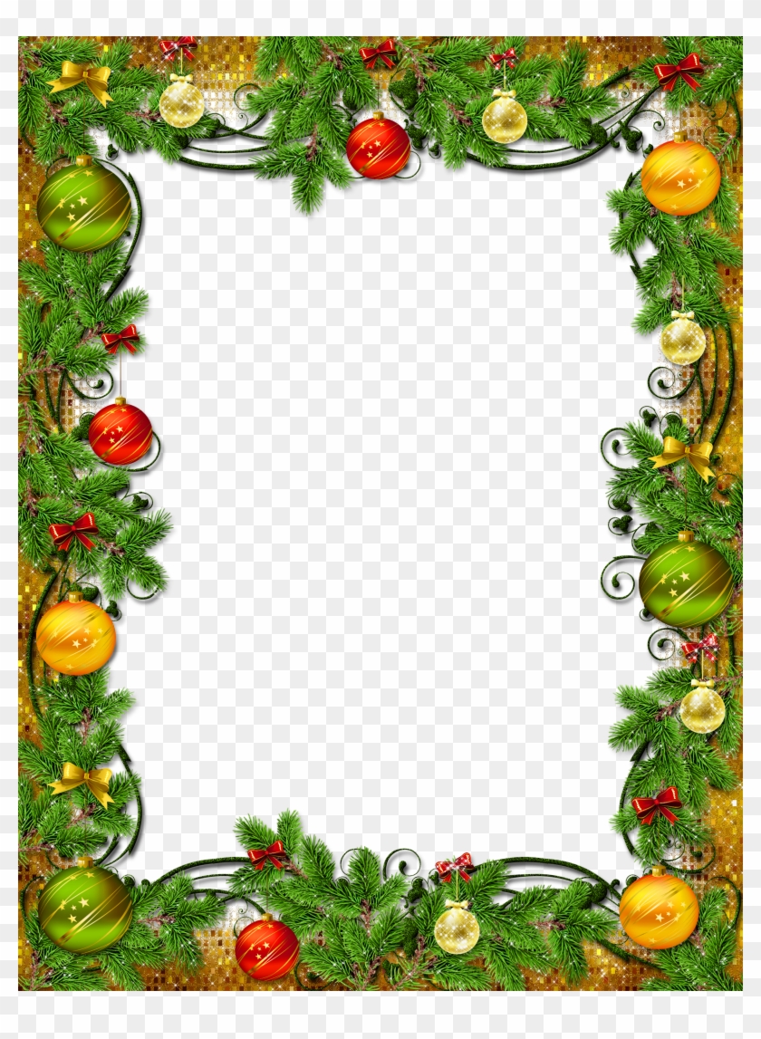 Christmas Decoration Png - Christmas Picture Frame Png #1020104