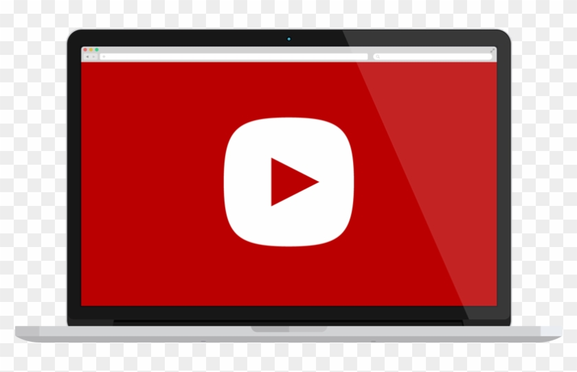 Youtube Set To Announce Original Programming For Its - Youtube Logo Png On Laptop #1020144