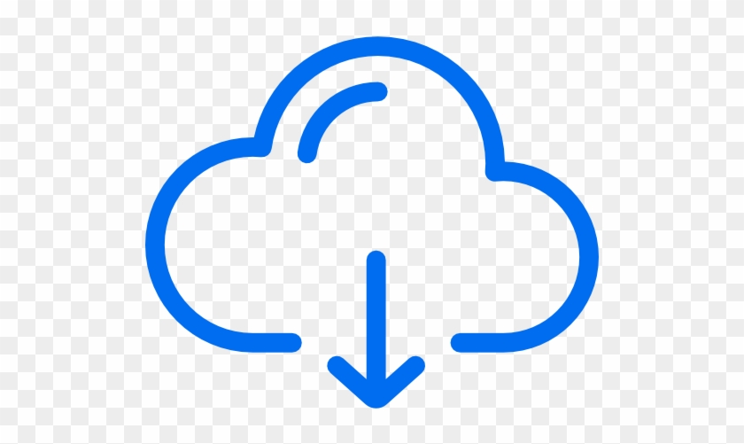 Cloud Services - Cloud Download Icon Png #1020186