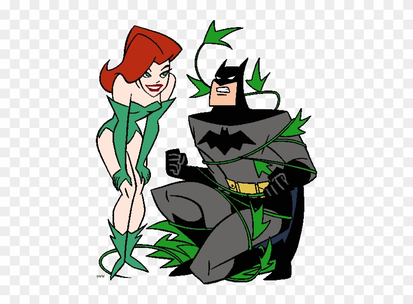 Poison Ivy And Batman Cartoon #1020207