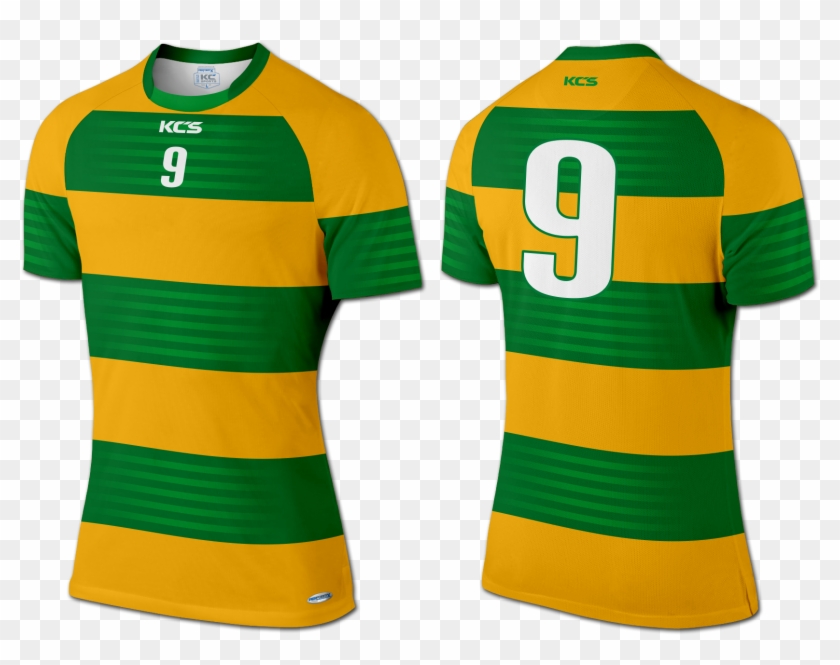 Kcs Jersey Design 35 - Green And Gold Jersey #1020242