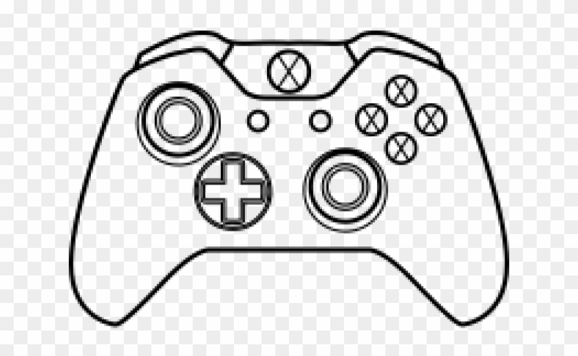 Drawn Controller Gamer - Video Game Controller Drawing #1020241