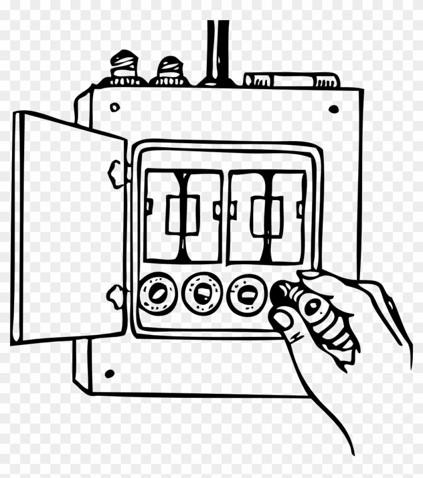 Electricity Clip Art Download - Safety At Home Outline #1020293