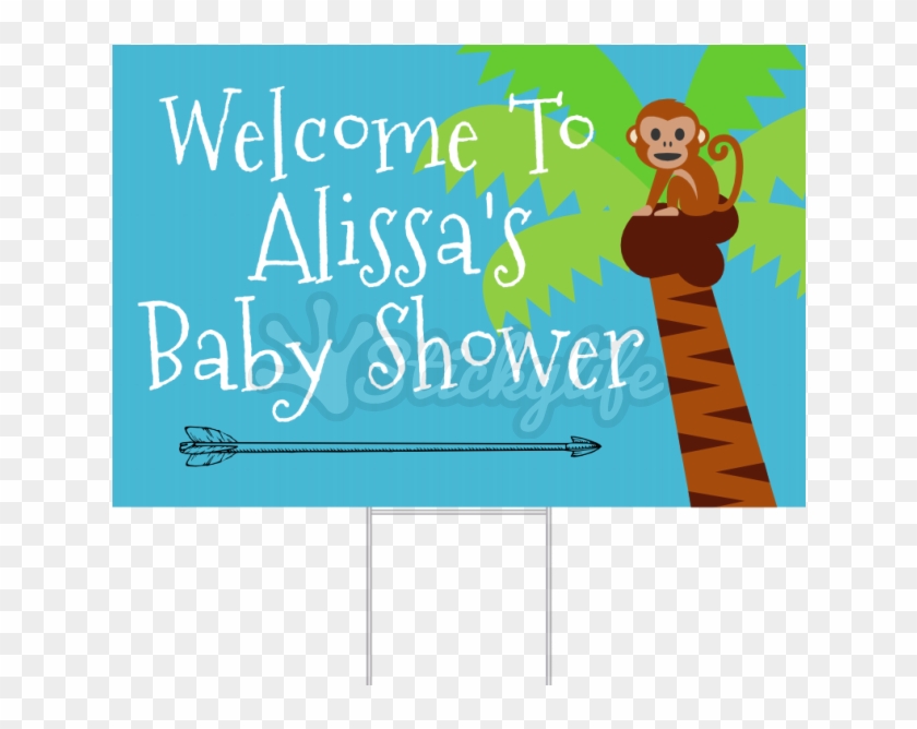 Baby Shower Yard Sign - Calligraphy #1020316