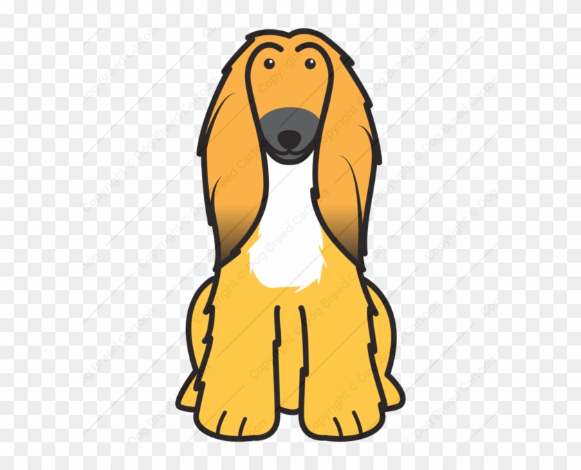 Shop Buy Dog Caricature Download Dog Breed Cartoon - Afghan Hound Dog  Cartoon Tote Bag, Adult Unisex, Natural - Free Transparent PNG Clipart  Images Download