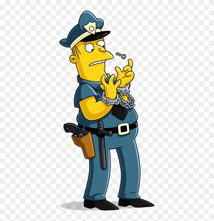 Eddie - Simpsons Officer Eddie Home #1020371