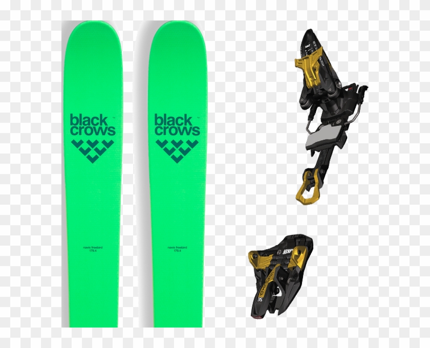 Black Crows Navis Freebird 2017 Marker Kingpin 13 100-125mm - Volkl Vta88 17 + Marker Kingpin 13 75-100mm Black/gold #1020383