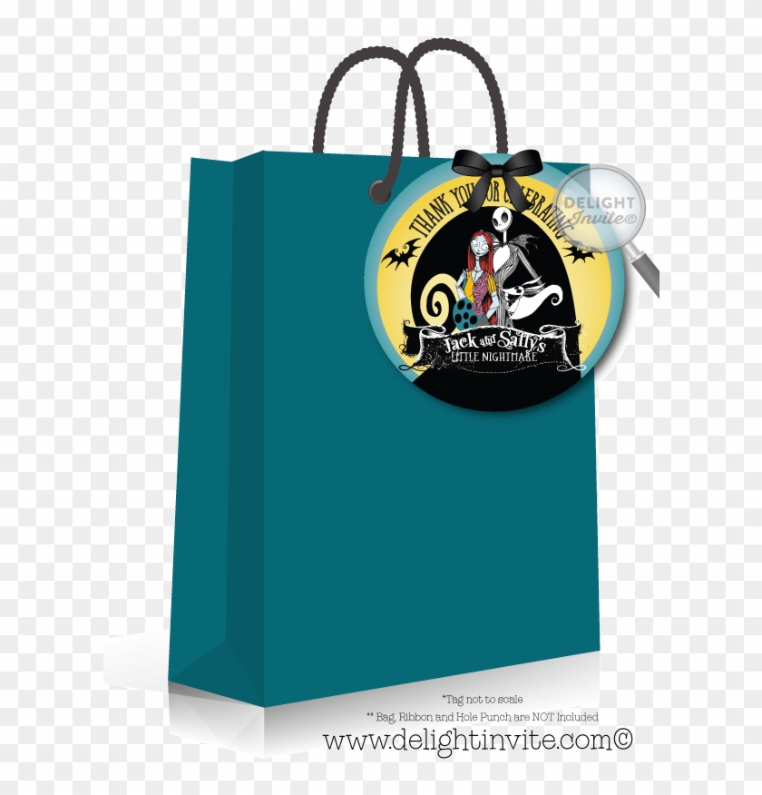 Nightmare Before Christmas Baby Shower Favor Tags - Nightmare Before Christmas Gift Bag #1020384