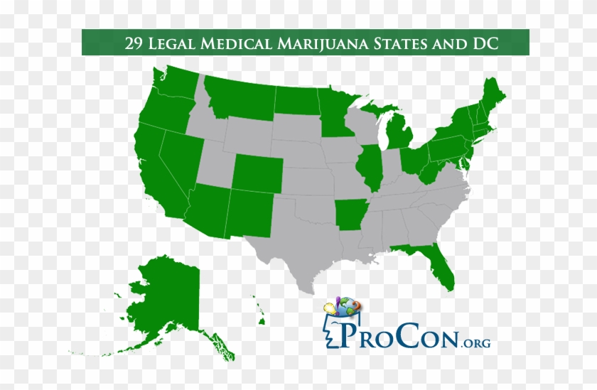 Are You Investing In The Cannabis Gold Rush - States 2018 Legalization Map #1020425