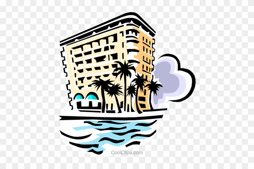 Hotel Clipart Png - Beach Hotel Clipart #1020469