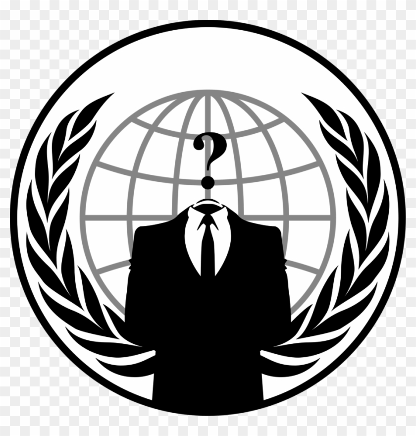 Anonymous Emblem - Svg - Anonymous Sticker #1020510