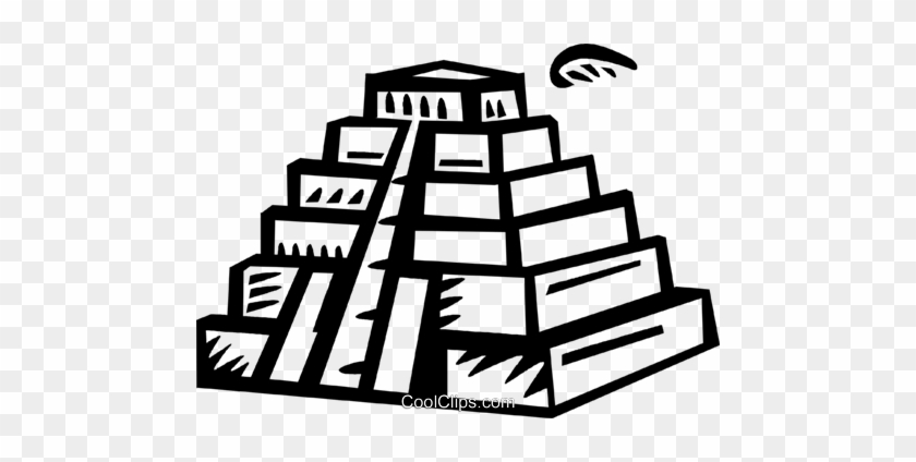 Incan Pyramids Royalty Free Vector Clip Art Illustration - Inca Empire #1020522