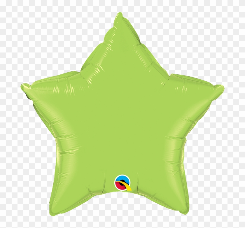 Lime Green Star 20" Balloon - Lime Green Star Foil Balloon #1020549