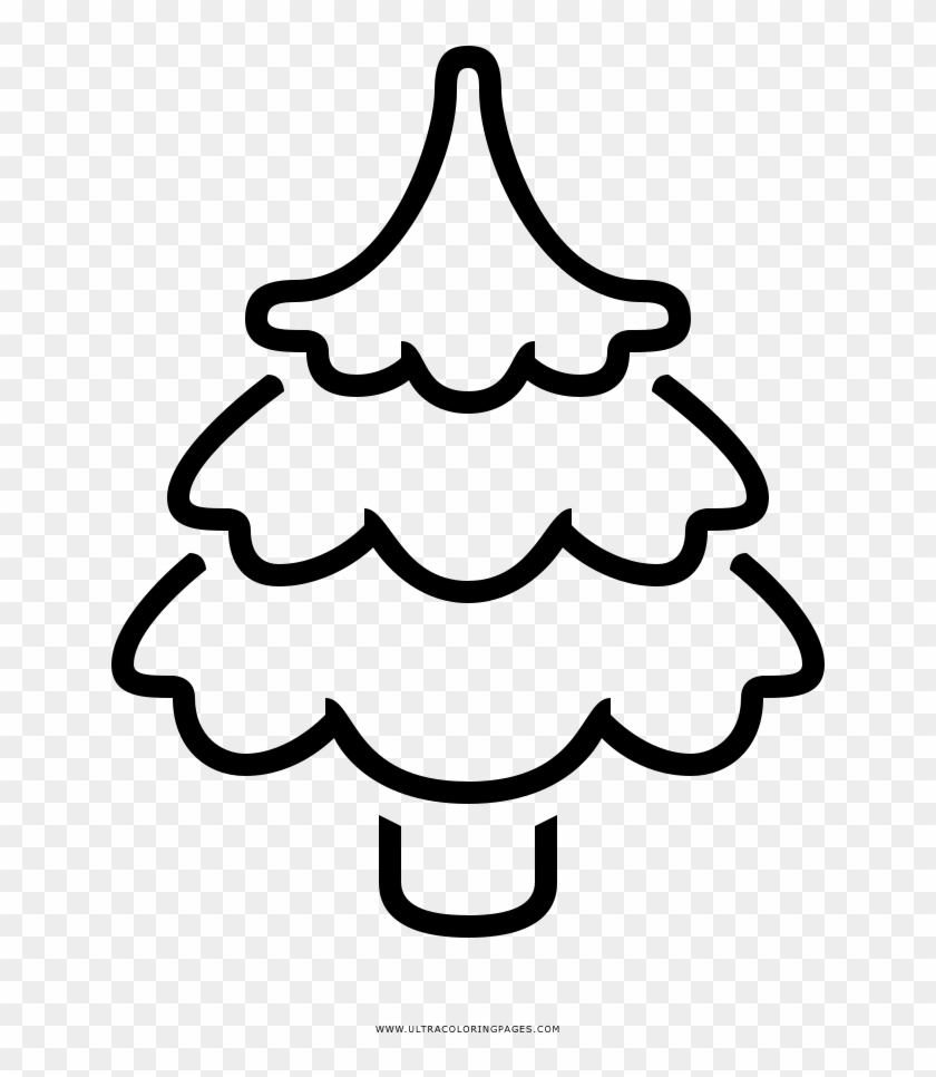 Pine Tree Coloring Page - Coloring Book #1020581