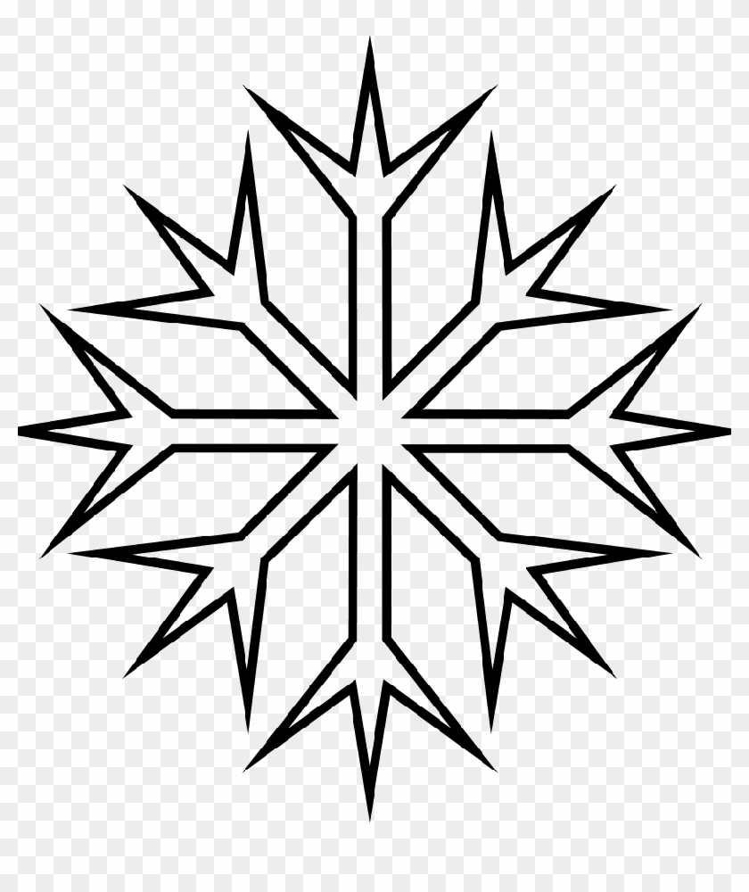 Frozen Snowflake Coloring Pages - Snowflakes Coloring #1020592