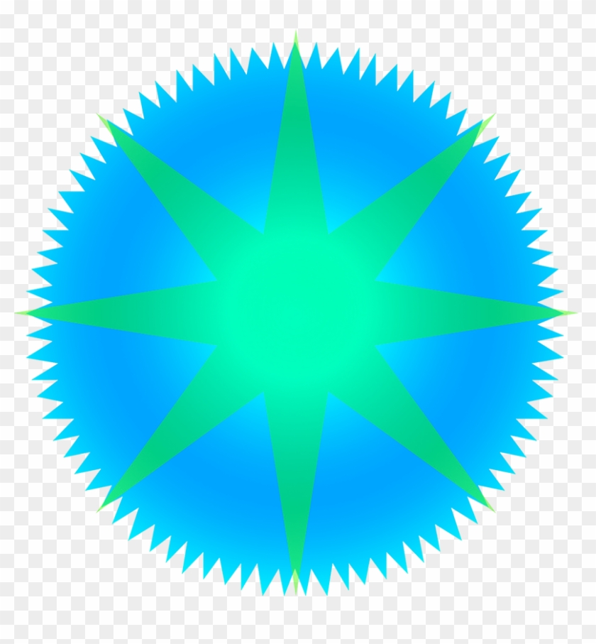 Blue Purple Star Image - Circle #1020600