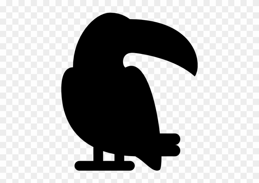 Big Toucan Free Icon - Jungle Animal Animal Silhouette #1020646