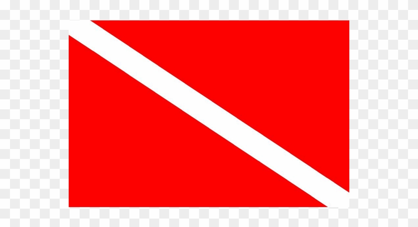Red Flag With White Stripe #1020663