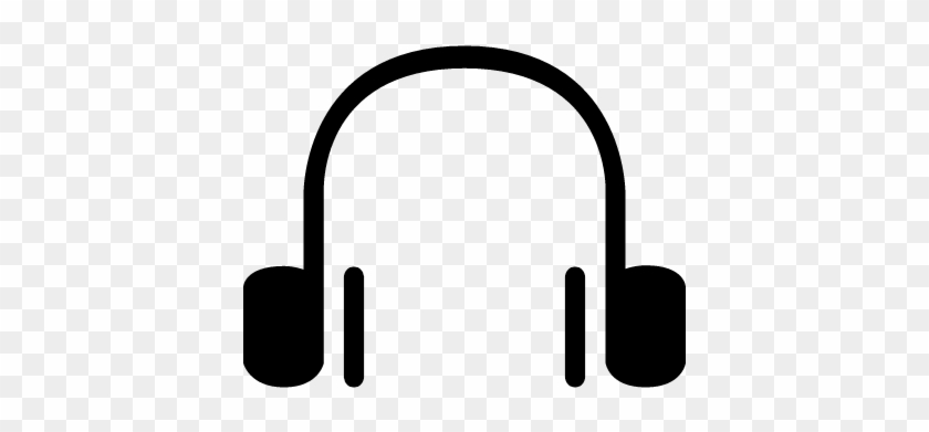 Headphones Tool For Ears Vector - Headphone Symbol #1020674