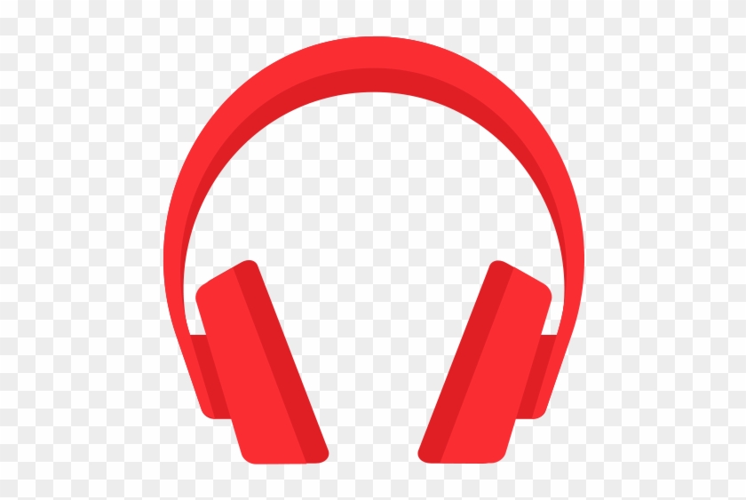 Red Headphones Icon Png #1020689