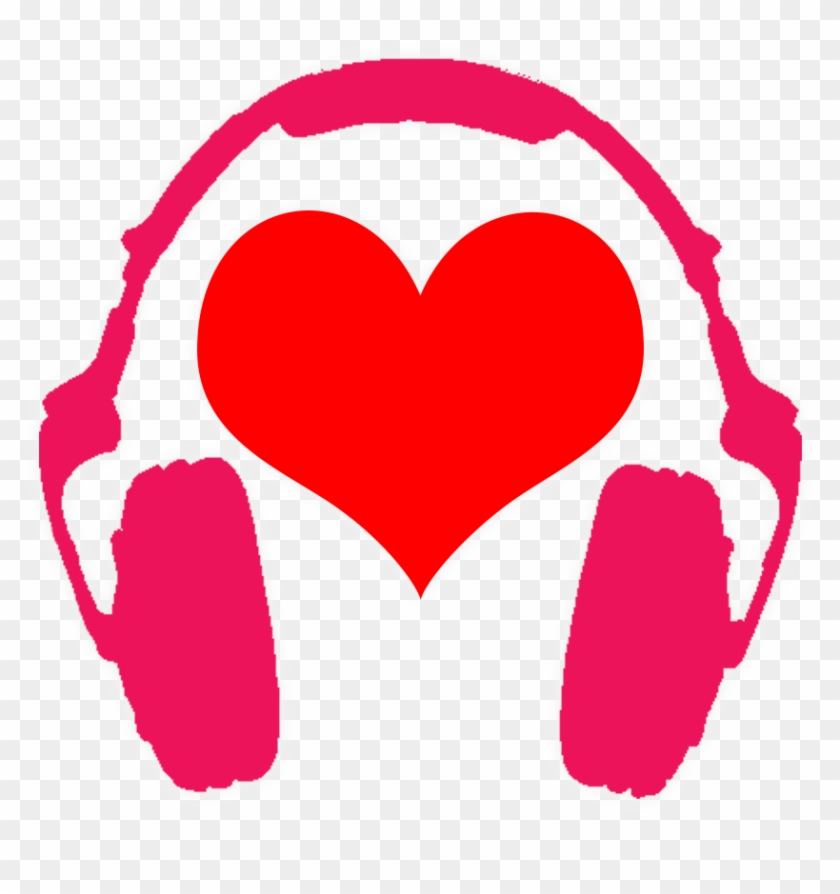 Headphone-heart Emblem - Headphone Heart #1020724