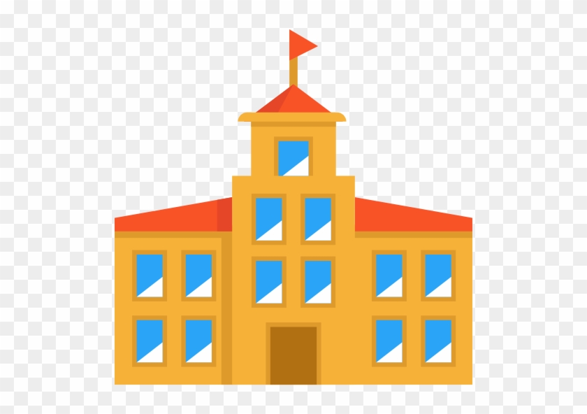 School Building Images Clip Art - Highschool Icon #1020734