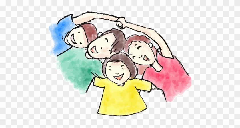 Jugar En Familia - Family Watercolor Png #1020800