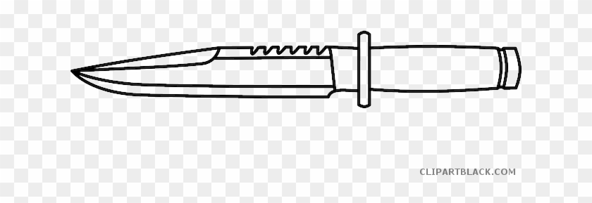 Knife Tools Free Black White Clipart Images Clipartblack - Facas Em Preto E Branco #1020810