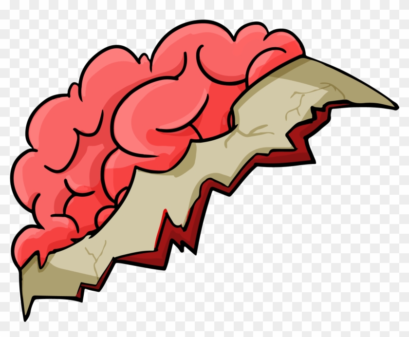 Buy Zombie Comic Artwork For Ui Graphic Assets - Zombie Brain Cartoon Png #1020855