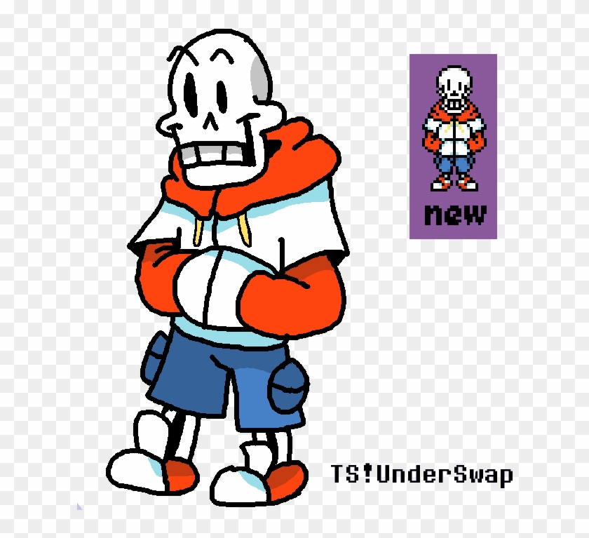 Image Result For Ts Underswap - Ts Underswap Papyrus Sprite #1021103